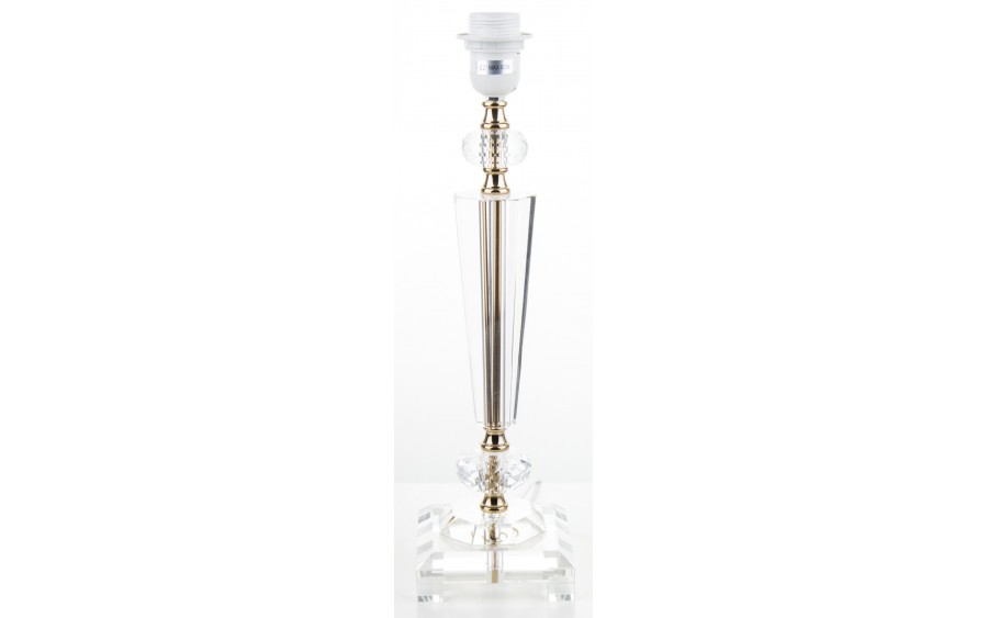 Lampa z kloszem i szklaną podstawa AP138547