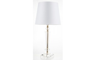 Lampa z kloszem i szklaną podstawa AP138547