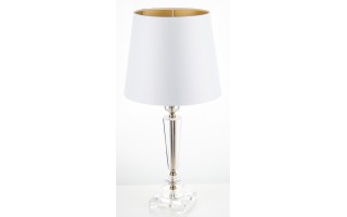 Lampa z kloszem i szklaną podstawa AP138547