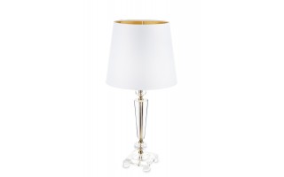Lampa z kloszem i szklaną podstawa AP138547