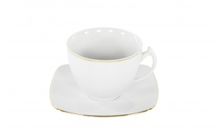 Serwis do kawy dla 12 osób 39 el. Akcent Złota Linia 3603