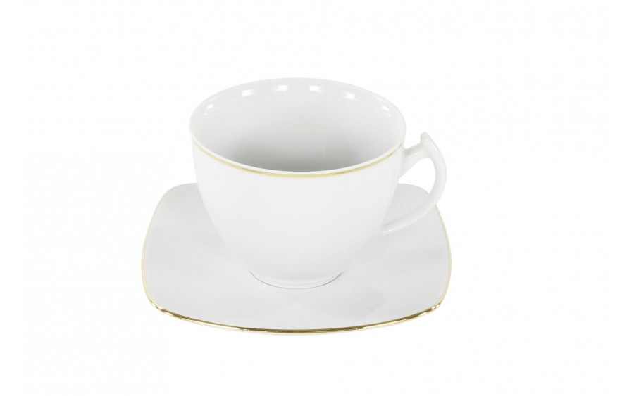 Serwis do kawy dla 12 osób 39 el. Akcent Złota Linia 3603