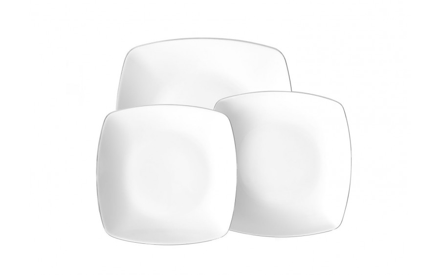 Serwis obiadowy dla 12 osób 44 el. Akcent Platynowa Linia 9718