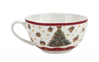 Filiżanka z dzbankiem i zaparzaczem Tea for One Christmas Tree 3