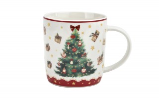 Kubek porcelanowy 400 ml Christmas Tree 3