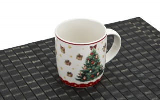 Kubek porcelanowy 400 ml Christmas Tree 3