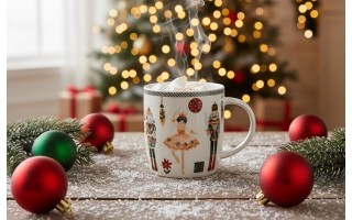 Kubek porcelanowy 400 ml Christmas Nutcracker