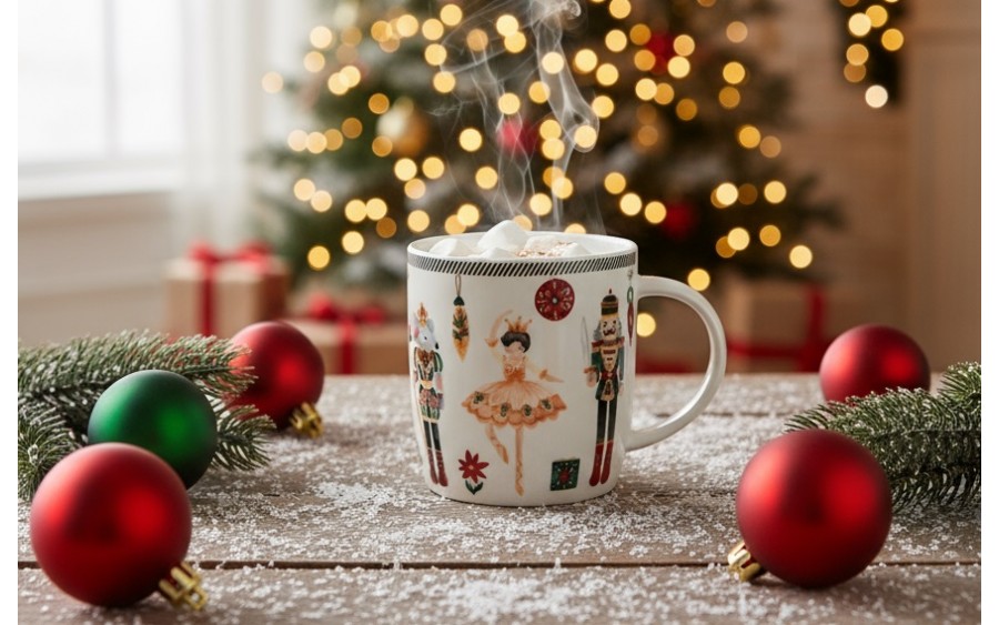 Kubek porcelanowy 400 ml Christmas Nutcracker