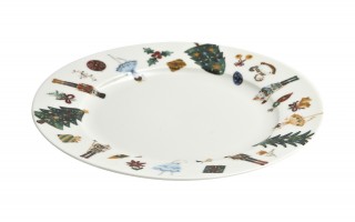 Komplet 2 talerzy deserowych 19 cm Christmas Nutcracker