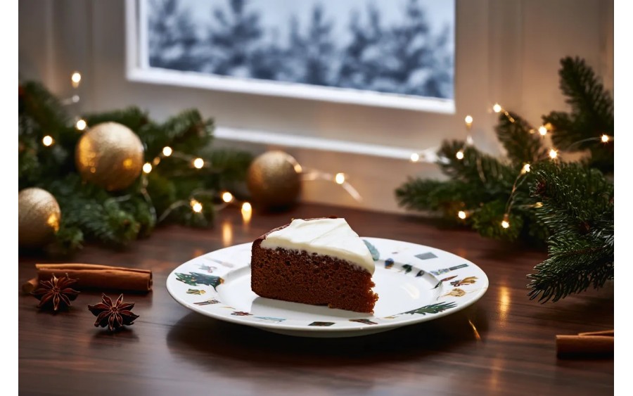 Komplet 2 talerzy deserowych 19 cm Christmas Nutcracker