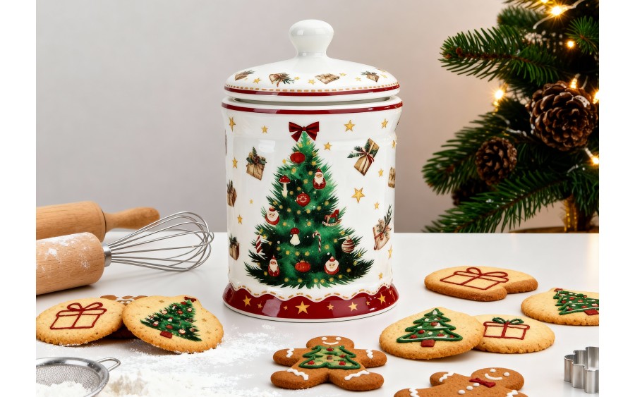 Pojemnik na ciastka 800 ml Christmas Tree 3