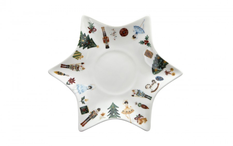 Filiżanka z dzbankiem i zaparzaczem Tea for One Christmas Nutcracker