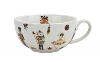 Filiżanka z dzbankiem i zaparzaczem Tea for One Christmas Nutcracker