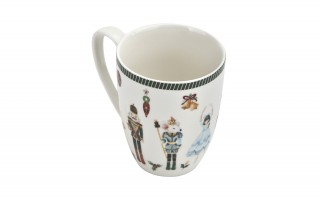 Komplet 2 kubków porcelanowych 360 ml Christmas Nutcracker