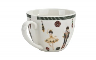 Komplet 2 filiżanek 270 ml + spodki Christmas Nutcracker