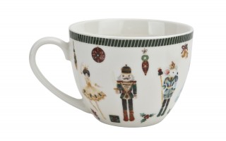 Komplet 2 filiżanek 270 ml + spodki Christmas Nutcracker