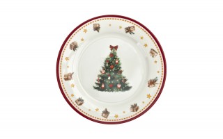 Komplet 2 talerzy deserowych 19 cm Christmas Tree 3