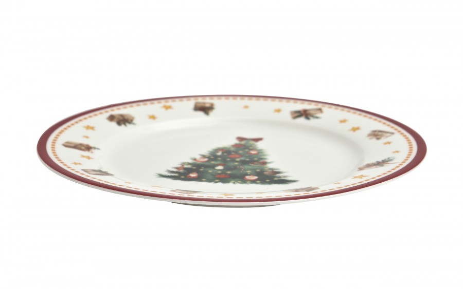 Komplet 2 talerzy deserowych 19 cm Christmas Tree 3