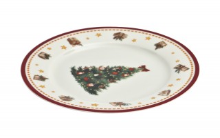 Komplet 2 talerzy deserowych 19 cm Christmas Tree 3