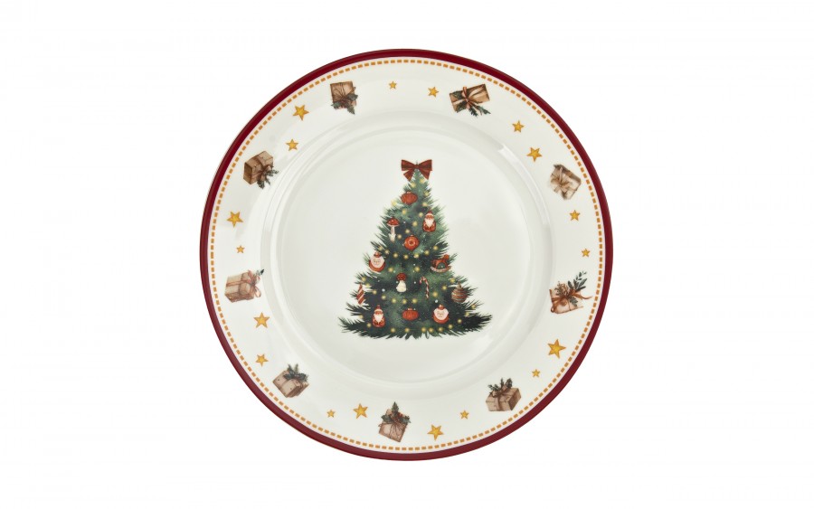 Talerz płytki 27 cm Christmas Tree 3