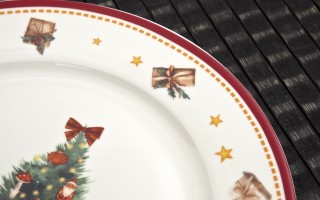 Talerz płytki 27 cm Christmas Tree 3