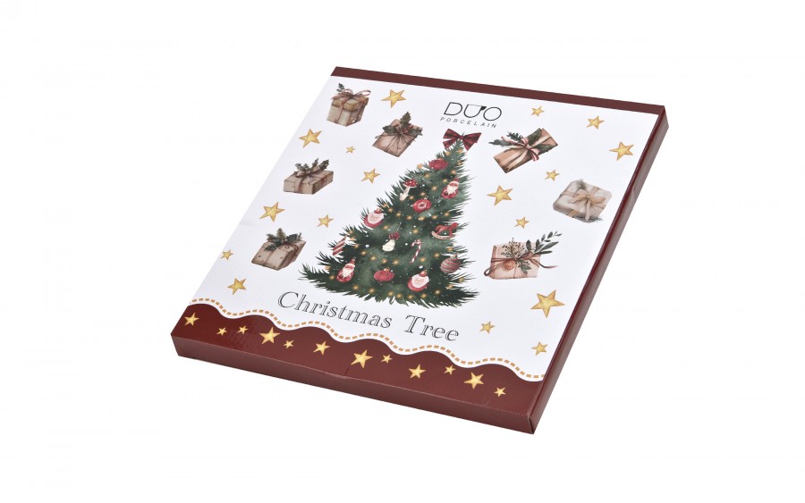 Talerz płytki 27 cm Christmas Tree 3