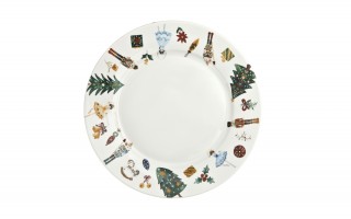 Talerz płytki 27 cm Christmas Nutcracker