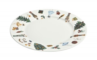 Talerz płytki 27 cm Christmas Nutcracker