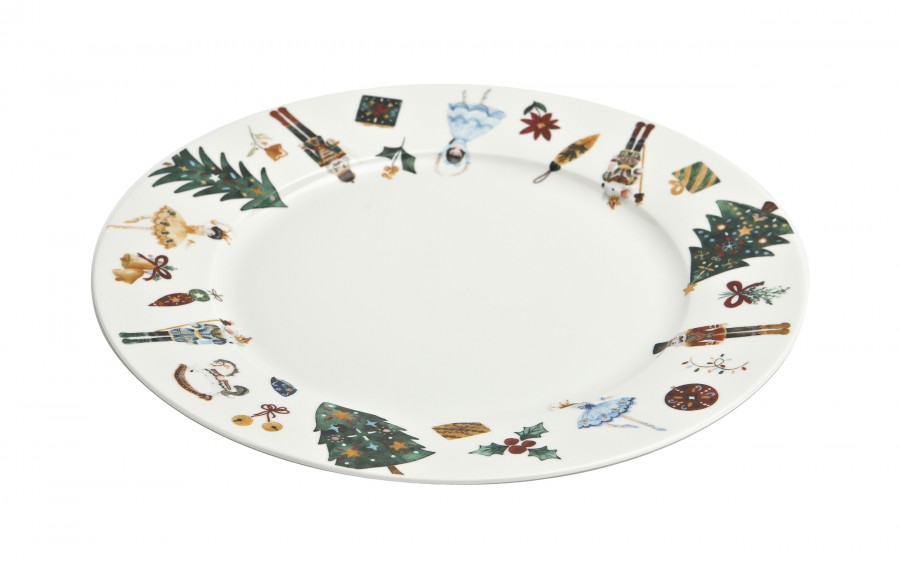 Talerz płytki 27 cm Christmas Nutcracker