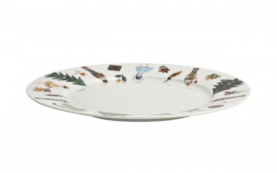 Talerz płytki 27 cm Christmas Nutcracker