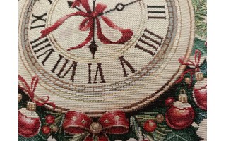 Poszewka dekoracyjna 45x45 cm Zegar