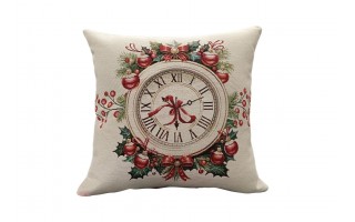 Poszewka dekoracyjna 45x45 cm Zegar Gobelinowa Premium