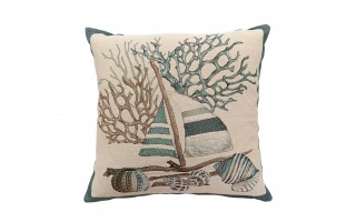 Poszewka dekoracyjna 45x45 cm Statek Gobelinowa Premium