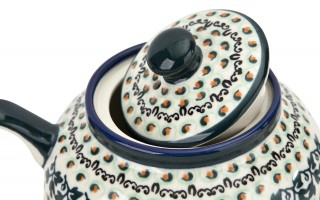 Czajnik ceramiczny 1 L Bolesławiec Dekor 1165A