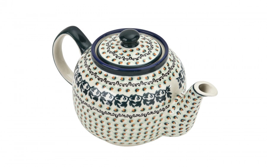 Czajnik ceramiczny 1 L Bolesławiec Dekor 1165A