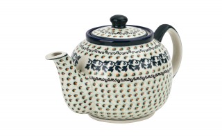 Czajnik ceramiczny 1 L Bolesławiec Dekor 1165A