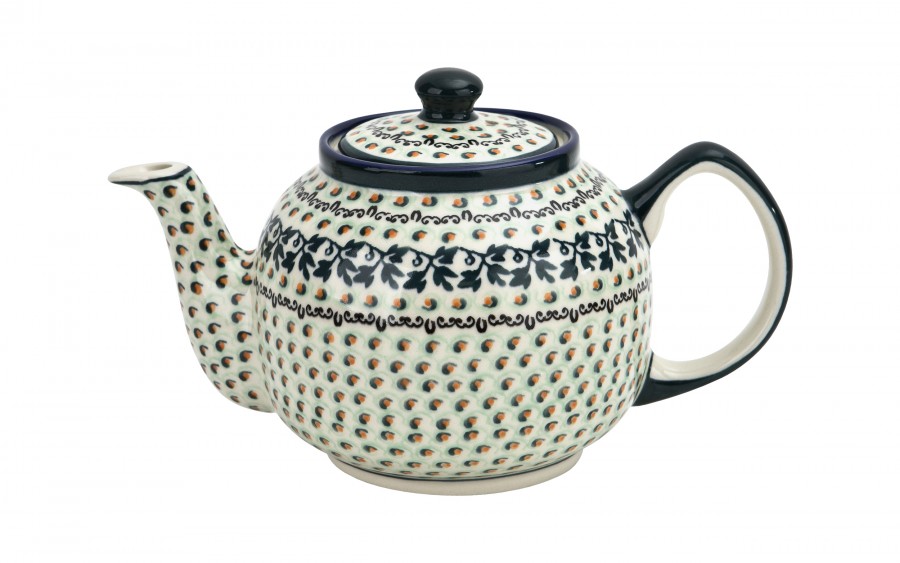 Czajnik ceramiczny 1 L Bolesławiec Dekor 1165A