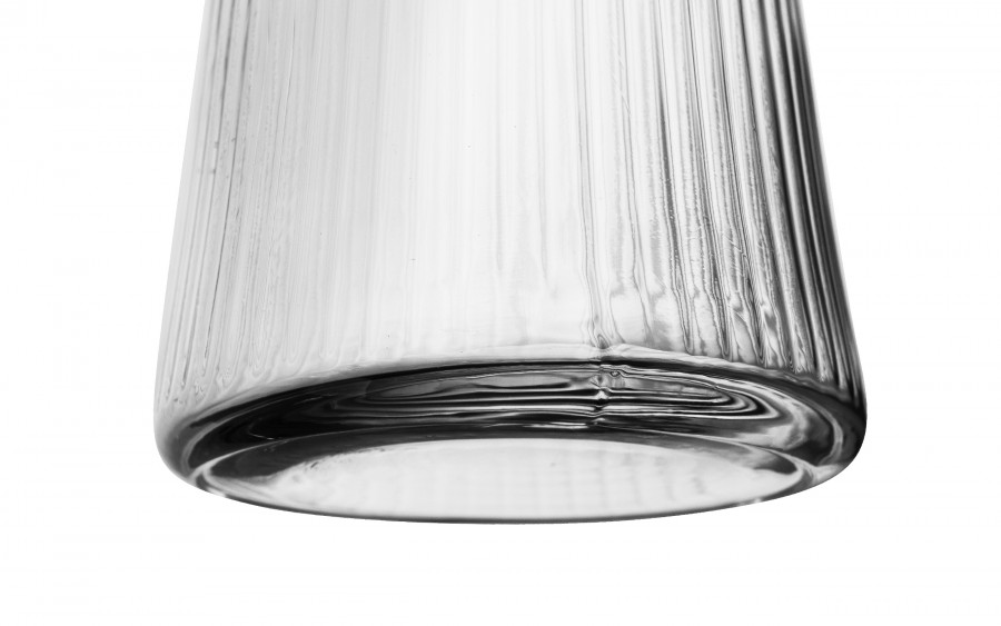 Karafka szklana 1 L Lyra prążek