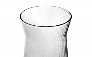 Karafka szklana 1 L Lyra prążek