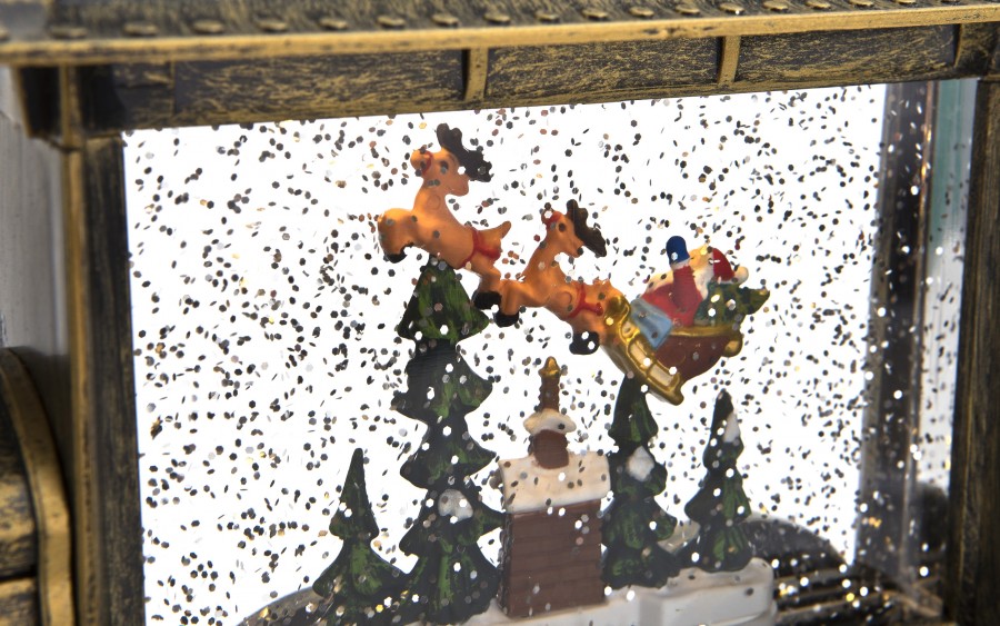 Lampion świąteczny Lokomotywa Led