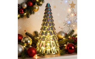 Choinka szklana Led 40 cm