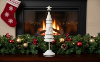 Figurka świąteczna Choinka metalowa 56 cm RF0055