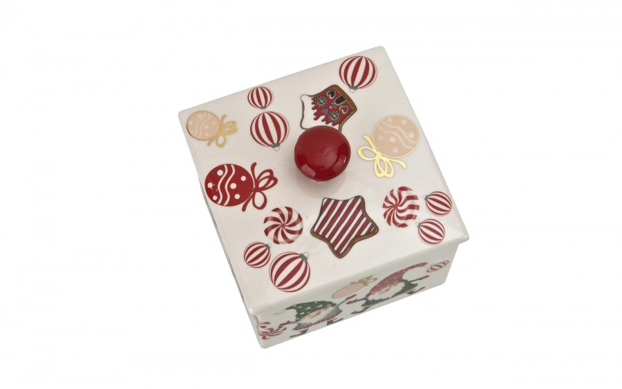 Pojemnik ceramiczny 15x15 cm Skrzaty