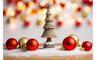 Figurka świąteczna Choinka Piernik 42 cm 172518