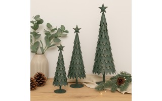 Choinka metalowa zielona 70cm AP171442