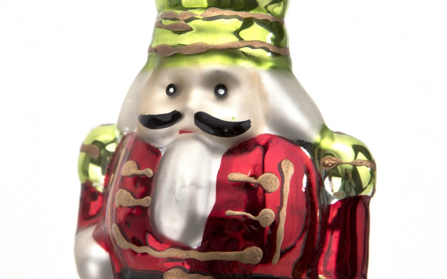 Bombka szklana Żołnierzyk 12 cm