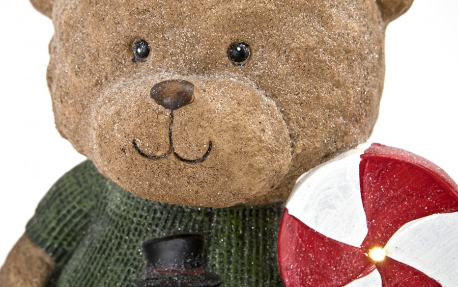 Figurka Miś z Lizakiem LED 36cm RF0529