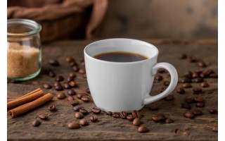 Filiżanka 250ml porcelanowa biała Bruno