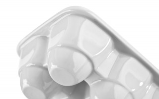 BASIC Talerz na jajka (6szt) 16,8x11,5x5 cm