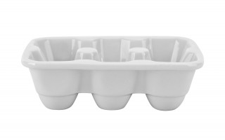 BASIC Talerz na jajka (6szt) 16,8x11,5x5 cm